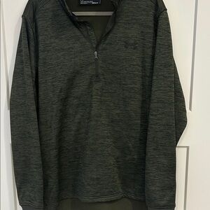 Under Armour Olive Quarter-Zip Top Cold Gear XL